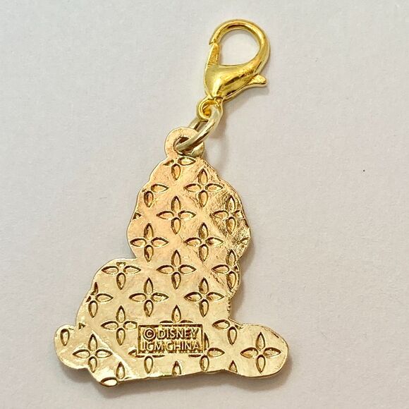 Vtg Disney Beauty & The Beast Clip Charm Princess Belle Zipper Pull Bag Signed - Picture 5 of 8